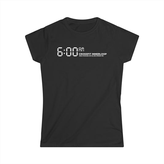 6:00 AM Throwback Women's Softstyle Tee
